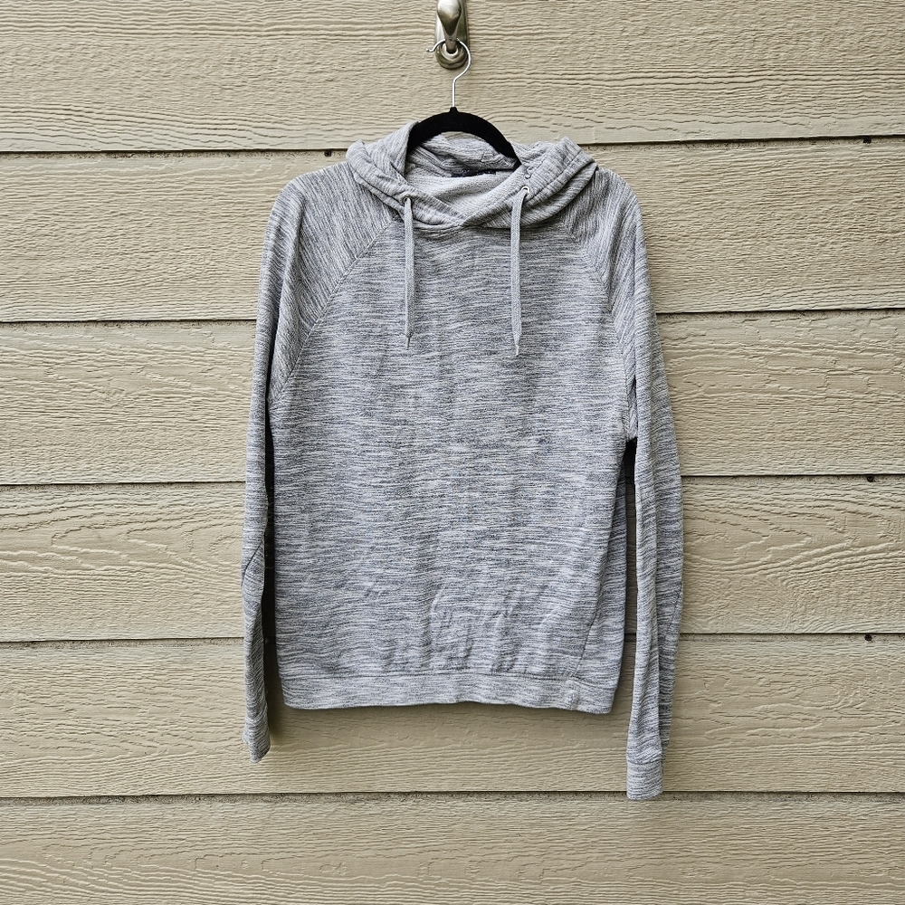 Slate & Stone light gray space dye hoodie small